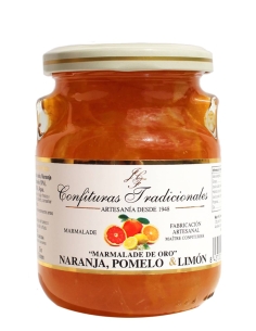 Confituras Tradicionales Mermelada Naranja, Pomelo y Limón 300 gr.