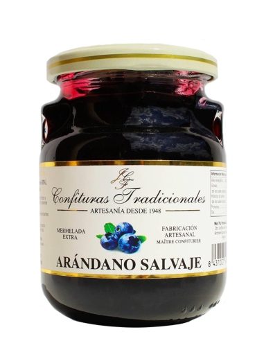 Confituras Tradicionales Confiture de Myrtilles Sauvages 300 gr.