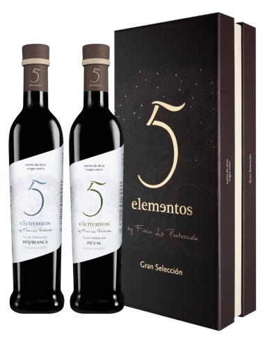 Finca La Pontezuela 5 Elementos Gran Selección Hojiblanca und Picual Etui 2x500 ml.