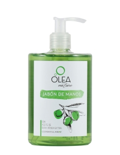 Olea Nature Savon liquide pour les mains à l'Huile d'Olive Vierge Extra Bouteille 500 ml.