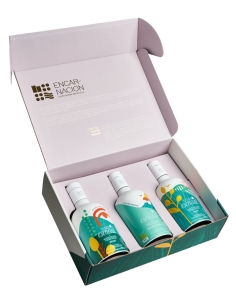 Esencial Verde Temprano Royal, Picual and Organic Picual Gift box 3x500 ml.