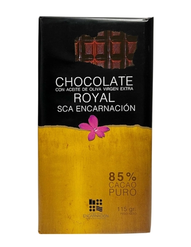 SCA Encarnación Chocolat 85 % cacao avec HOVE Esencial Royal 115 gr.