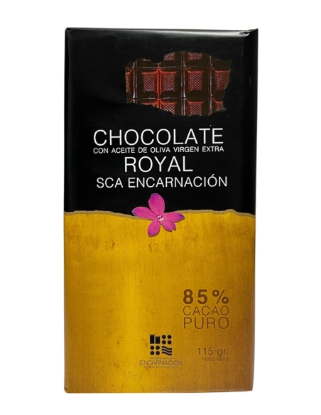 SCA Encarnación Schokolade 85 % Kakao mit EVOO Esencial Royal 115 gr.