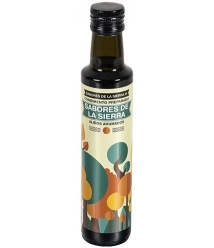 Sabores de la Sierra - AHUMADO Cascaras de frutos secos botella cristal 250 ml.