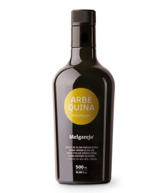 Melgarejo Premium Arbequina - Botella vidrio 500 ml.