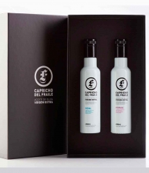 Capricho del Fraile Picual + Coupage - Coffret 2 bouteilles verre 250 ml.