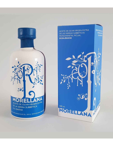 Morellana Picual - Botella vidrio 500 ml. + estuche