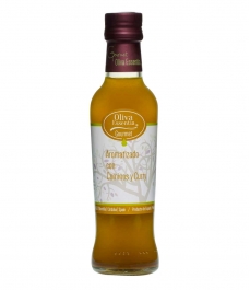 Oliva Essentia Aromatized with Cumin and Curry - Glass bottle 250 ml.