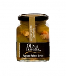 Oliva Essentia Karamellisierte Gordal-Olive mit Feige gefüllt - Glas 300 gr.