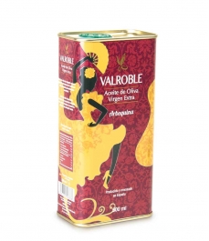 Valroble Arbequina - Bidon métal 500 ml.