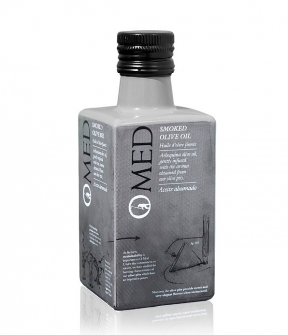 OMED - Arbequina Geräuchert Glasflasche 250 ml.