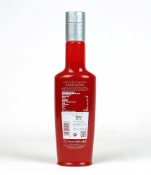 huile d'olive  almaoliva arbequina bouteille en verre 250 ml atrás