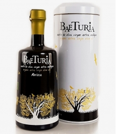 aceite de oliva Baeturia Morisca botella de vidrio de 500ml con lata