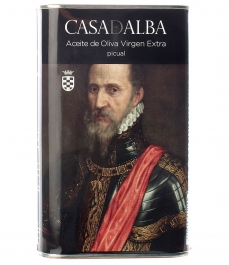 huile d'olive oliva casa de alba duque tiziano boîte de500ml