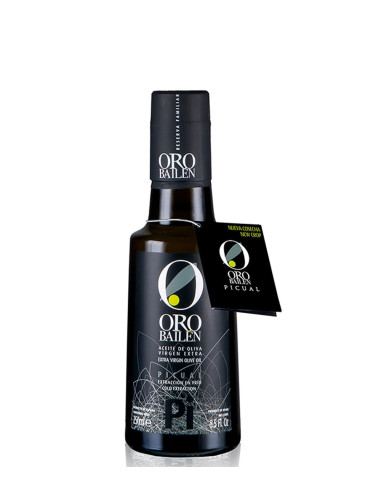 huile d'olive oro bailén reserva familiar picual bouteille en verre de  250ml