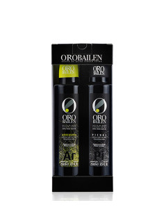 Oro Bailén Picual y Arbequina - Estuche mixto 2 x 250ml
