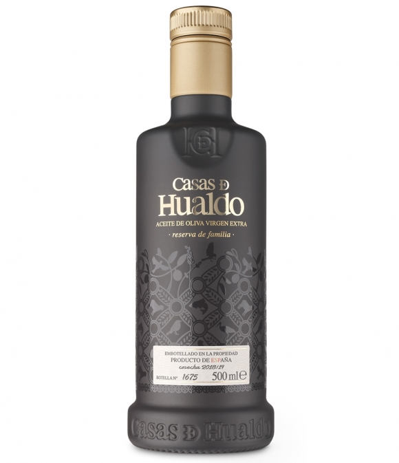 olive oil  casas de hualdo reserva de familia glass bottle 500 ml