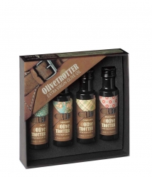 Casas de Hualdo Estuche Olive Trotter de 25 ml - Estuche de 4 Botellas de vidrio 25 ml.