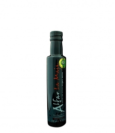 Aceite de oliva marca la maja alfar parte de adelante botella 250ml