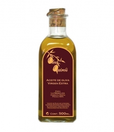 Oleo Quirós Picual de 500 ml. - Frasca Vidrio 500 ml.
