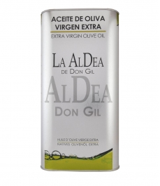 lata de aceite de oliva de 5 litros de la aldea de don gil