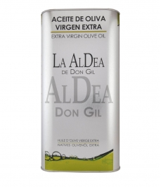 can of 5 litre olive oil from the village of don gil