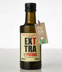 Exttra Picual Cosecha Temprana Botella Personalizada de 250 ml para eventos 2