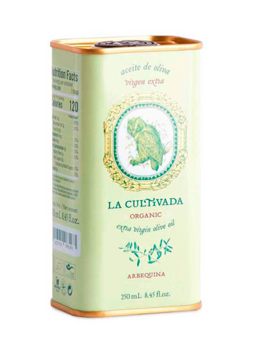 La Cultivada Arbequina - Tin 250 ml.