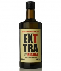 Exttra Picual de 500ml - Botella de vidrio 500 ml.