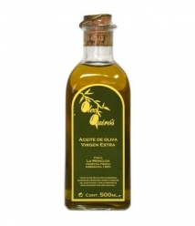 Oleo Quirós Arbequina de 500 ml. - Frasca Vidrio 500 ml.