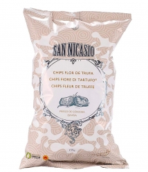 San Nicasio Potato Chips Truffle Flower 150G - Bag 150 g.