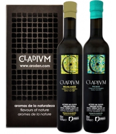 Cladium Hojiblanco y Picudo en estuche de 500 ml - 2 botellas de vidrio 500 ml..