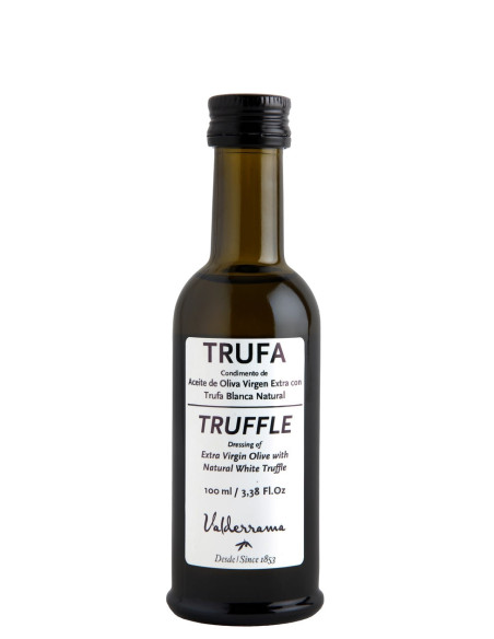 Valderrama Huile à la truffe blanche 100 ml - Bouteille en verre 100 ml.