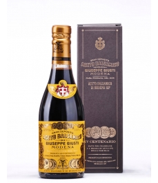 Giuseppe Giusti VINAIGRE BALSAMIQUE de Modène Quarto Centenario 4 médailles d'argent Bouteille de 250 ML - Bouteille de 250 ML