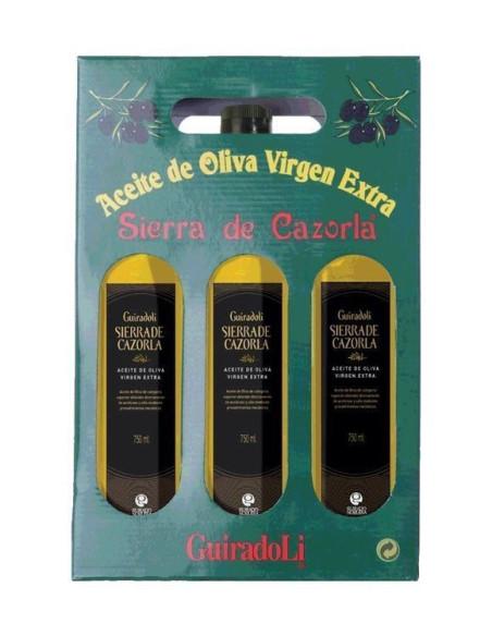 Sierra de Cazorla - estuche 3 botellas 750 ml.