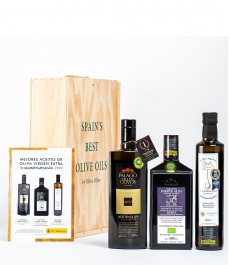 Les 3 Meilleures Huiles d'Olive d'Espagne 2020 en coffret en bois gourmet - Les huiles les plus récompensées à offrir