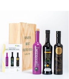 3 Jaén Selección 2020 en caja regalo gourmet - Los aceites más premiados para regalar