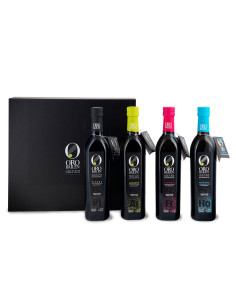 Oro Bailén Estuche Deluxe: 4 variedades en botellas 500 ML Oro Bailén Estuche Deluxe: 4 variedades en botellas 500 ML