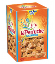 La Perruche y Béghin Say - La Perruche - Terrones de Irregulares de azúcar moreno 750g (8uni)