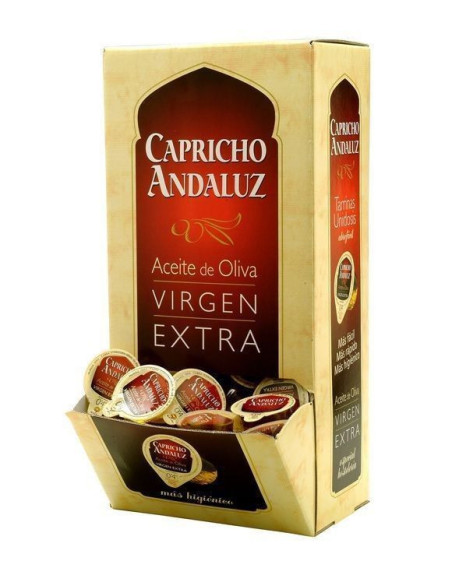 Capricho Andaluz - expositor 96 tarrinas unidosis pet 20 ml.