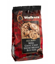 Walkers Mini Choc Chips Shortbread rounds 125 gr.