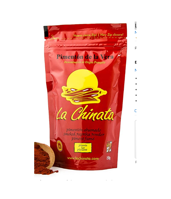 La Chinata Hot Smoked Paprika - Pack...