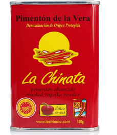 La Chinata Pimentón La Vera Ahumado Dulce, Sin Gluten - 160 gr.
