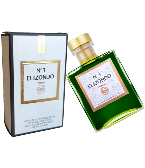 Elizondo Picual Premium Nº3 botella 200 ML con estuche
