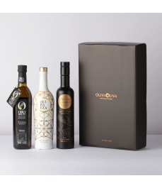 Huiles d'olive Jaén sélection 2021 Coffret cadeau