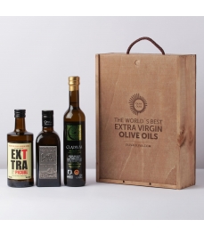 Meilleures huiles d'olive du monde (Olive Japan) 2021 Coffret en bois