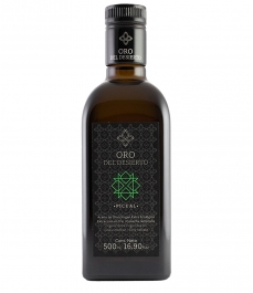 huile d'olive oro del desierto picual bouteille en verre de 500ml 