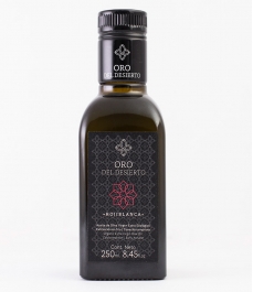 huile d'olive oro del desierto hojiblanca bouteille en verre de 250ml 