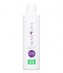 Sensolive champú 100% Ecológico con Aceite de Oliva D.O. - Botella 250 ml.
