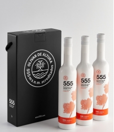 555 Gift Box Picual 3x500ml - Glass bottles 3x500ml